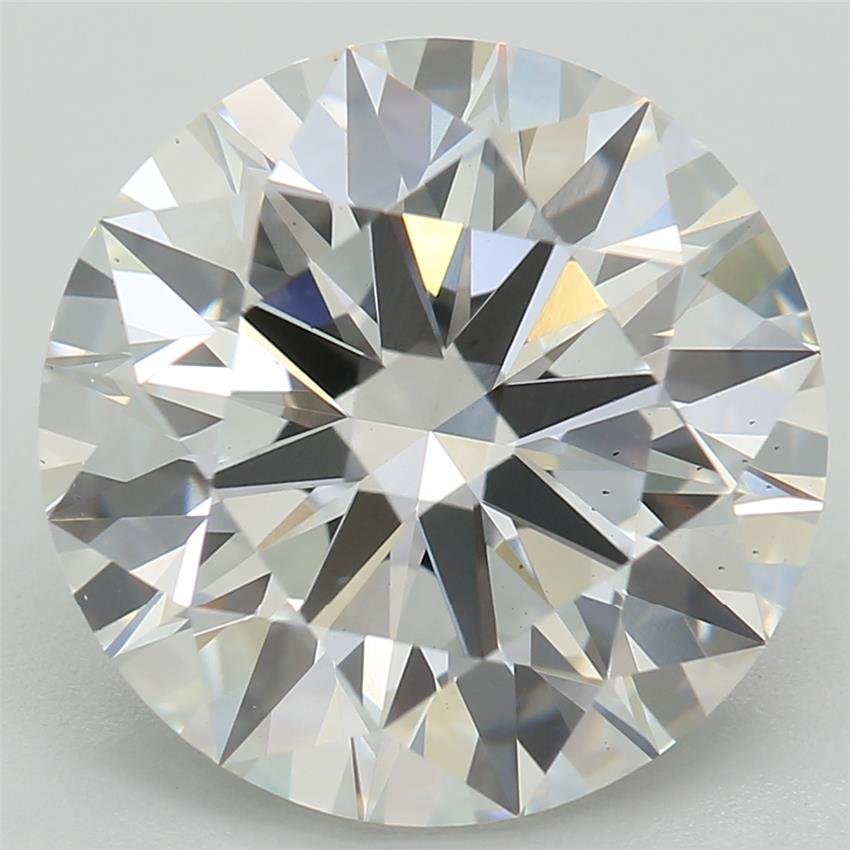 4.06ct G VS2 Rare Carat Ideal Cut Round Lab Grown Diamond