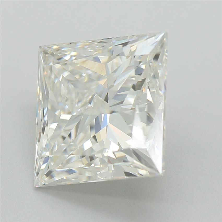 3.07ct F VS1 Rare Carat Ideal Cut Princess Lab Grown Diamond