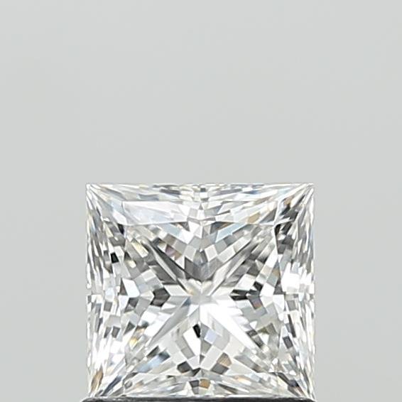 1.08ct F VVS1 Rare Carat Ideal Cut Princess Lab Grown Diamond