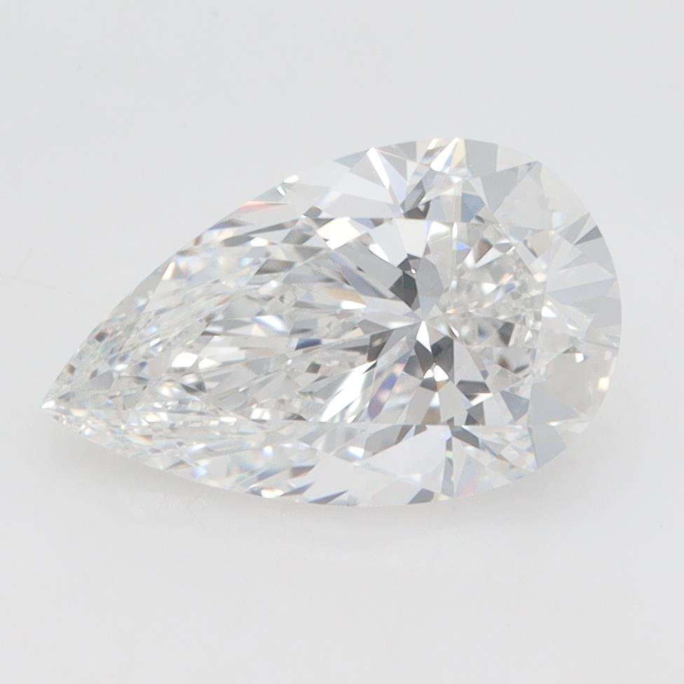 1.36ct D VVS1 Rare Carat Ideal Cut Pear Lab Grown Diamond