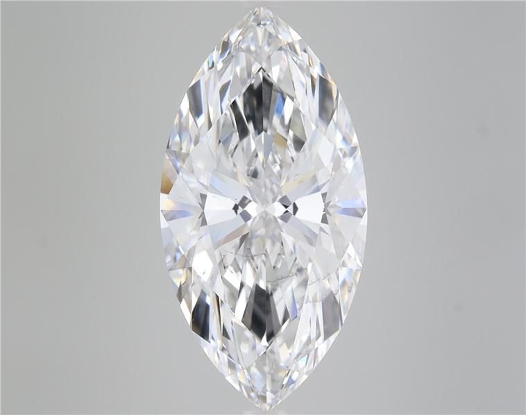 7.64ct F SI1 Rare Carat Ideal Cut Marquise Lab Grown Diamond