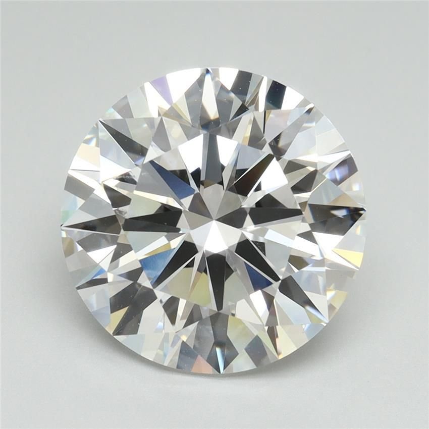 6.12ct E VVS2 Rare Carat Ideal Cut Round Lab Grown Diamond