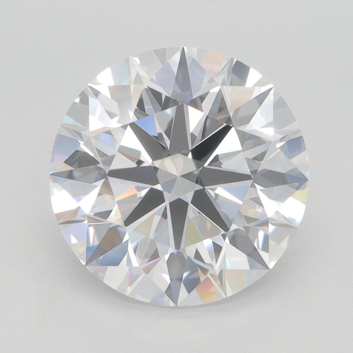 5.71ct E VVS1 Rare Carat Ideal Cut Round Lab Grown Diamond