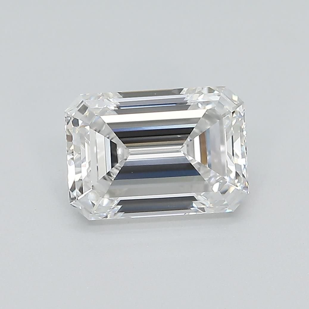 2.21ct F VS1 Rare Carat Ideal Cut Emerald Lab Grown Diamond