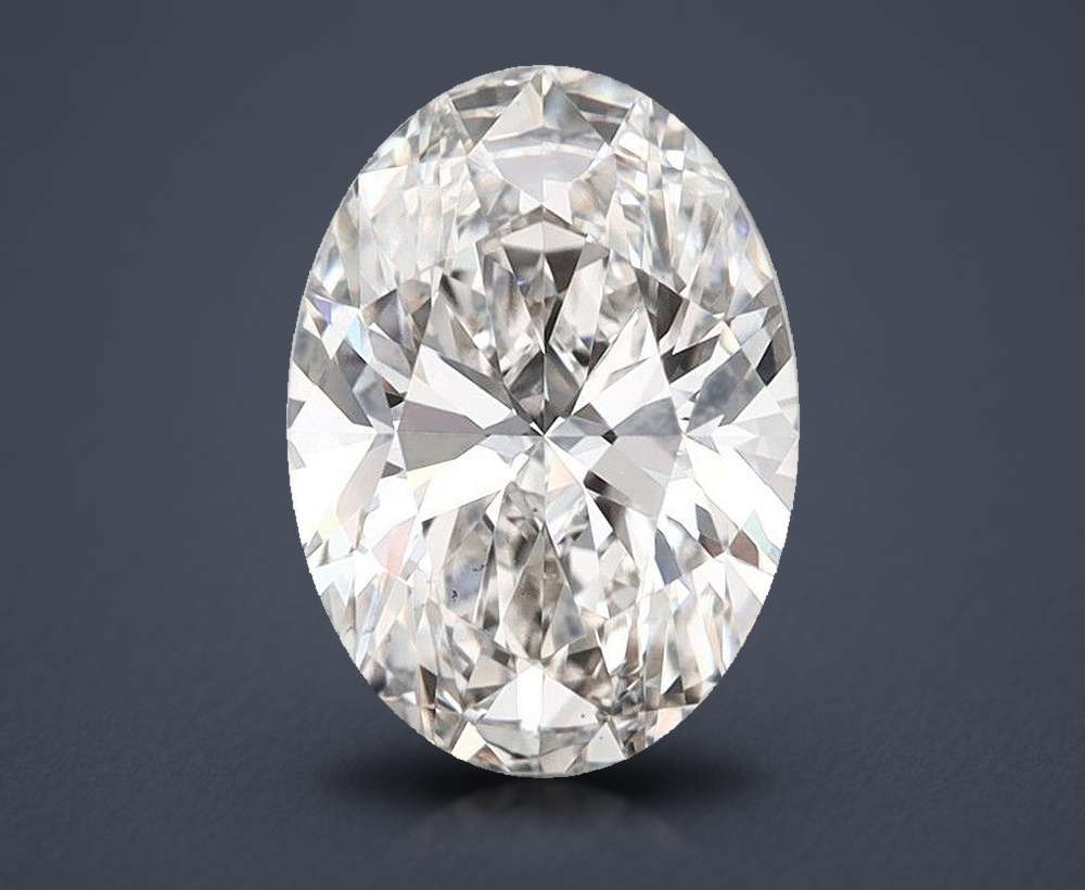 3.05 Carat Oval Lab Diamond
