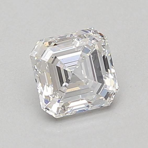 0.90ct D VS2 Rare Carat Ideal Cut Asscher Lab Grown Diamond
