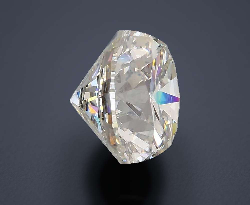 3.73 Carat Round Lab Diamond