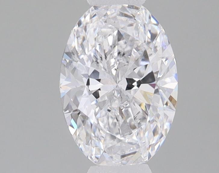 0.72ct F SI1 Rare Carat Ideal Cut Oval Lab Grown Diamond