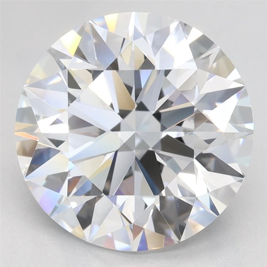 4.12ct E VVS1 Rare Carat Ideal Cut Round Lab Grown Diamond