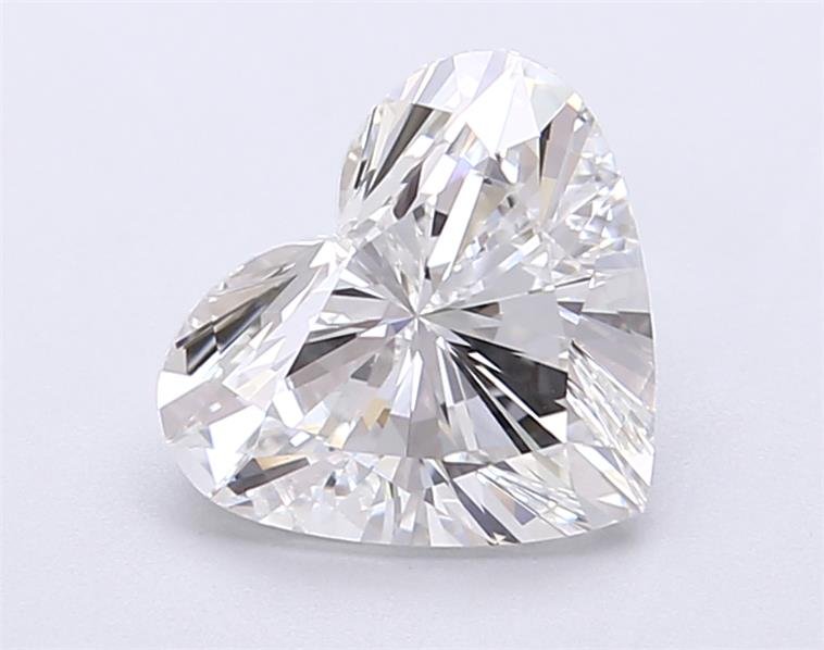 1.53ct E VVS2 Rare Carat Ideal Cut Heart Lab Grown Diamond
