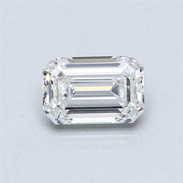 0.72ct D VVS2 Rare Carat Ideal Cut Emerald Lab Grown Diamond