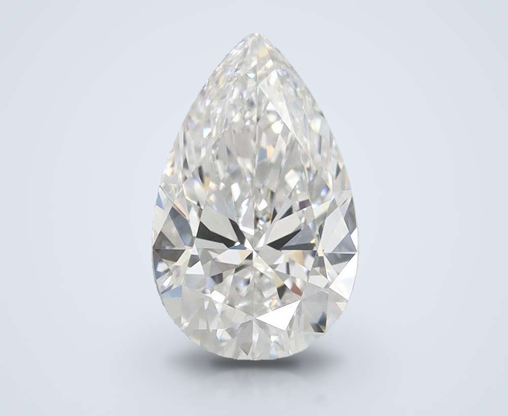 1.62 Carat Pear Lab Diamond