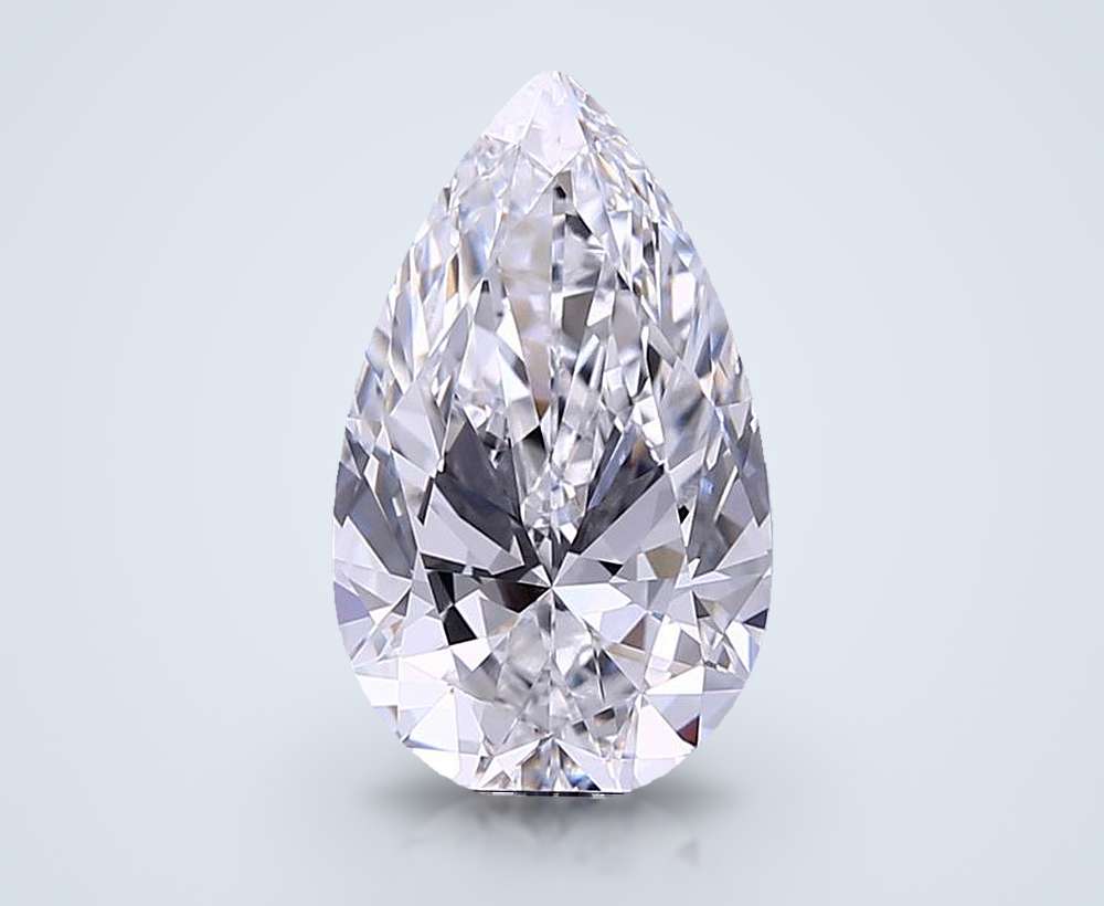 2.92 Carat Pear Lab Diamond