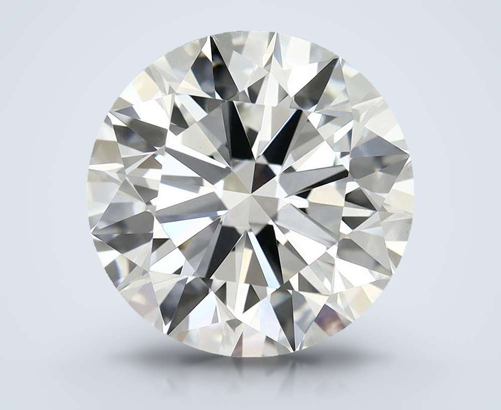 6.93 Carat Round Lab Diamond
