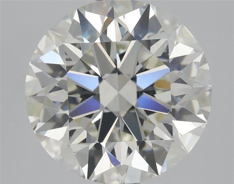 2.12ct K VVS2 Rare Carat Ideal Cut Round Diamond