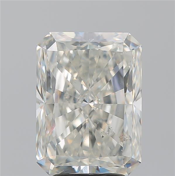 4.06ct J SI2 Rare Carat Ideal Cut Radiant Diamond