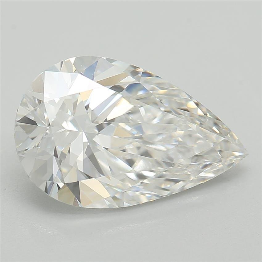 1.55ct E VVS2 Rare Carat Ideal Cut Pear Lab Grown Diamond