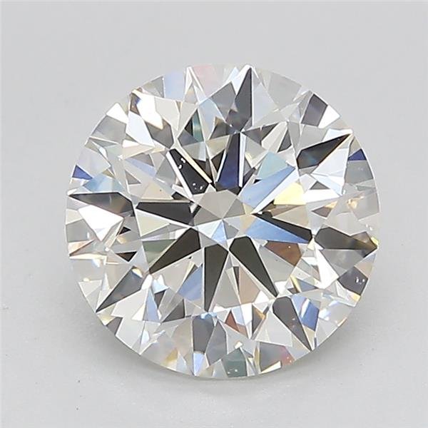 2.17ct F VS1 Ideal Cut Round Lab Grown Diamond