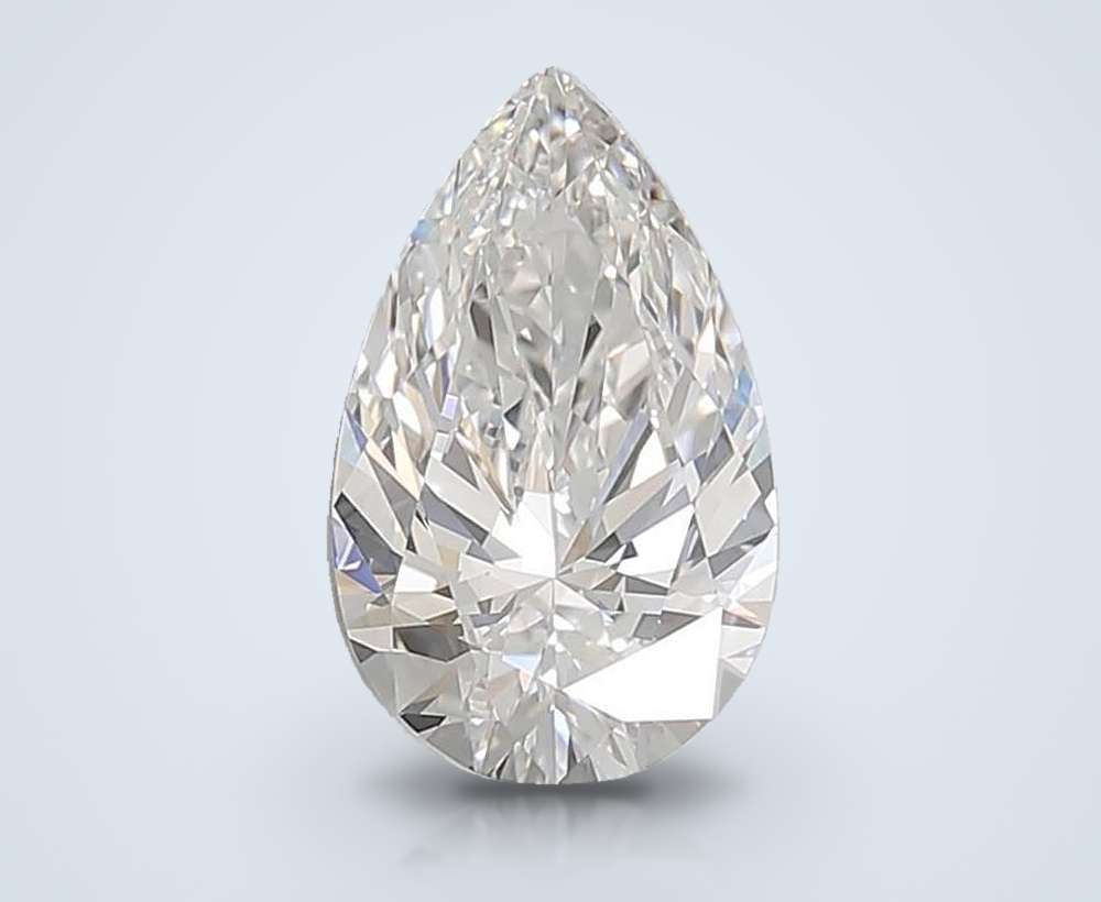 3.55 Carat Pear Lab Diamond