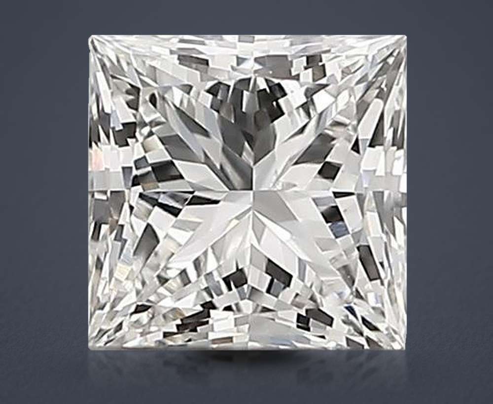 0.67 Carat Princess Lab Diamond