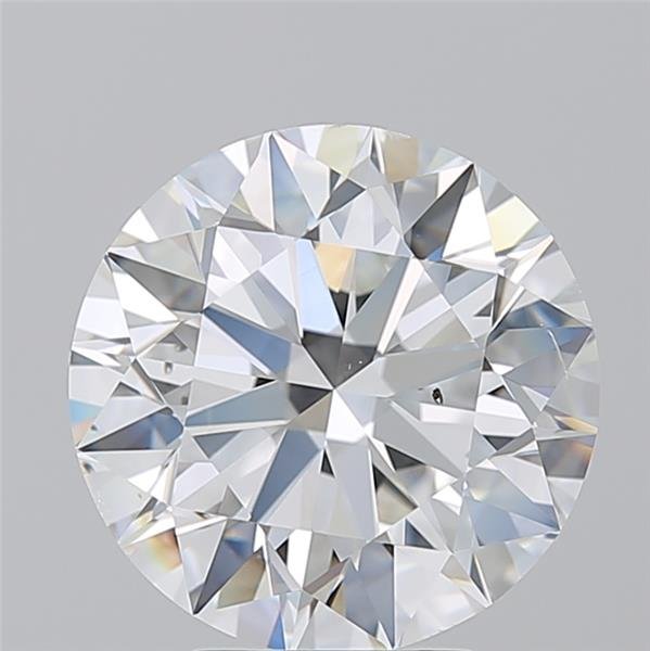 5.02ct G SI1 Rare Carat Ideal Cut Round Diamond