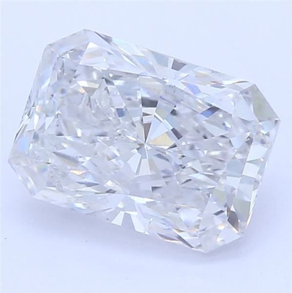0.89ct F SI1 Rare Carat Ideal Cut Radiant Lab Grown Diamond