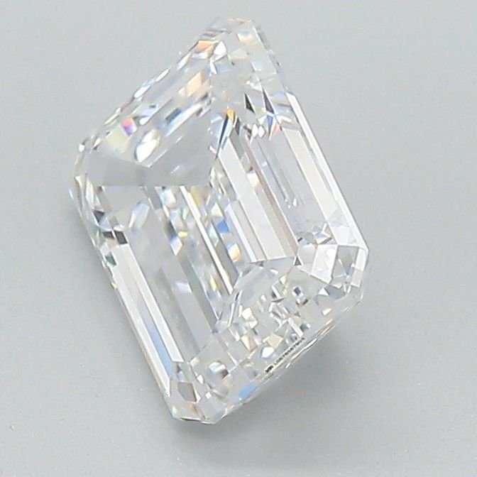 1.50ct D VVS2 Rare Carat Ideal Cut Emerald Lab Grown Diamond