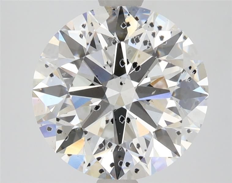 3.18ct E SI2 Excellent Cut Round Lab Grown Diamond