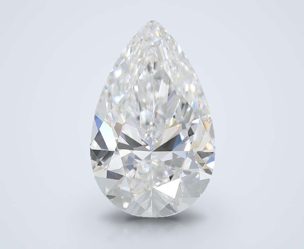 1.62 Carat Pear Lab Diamond