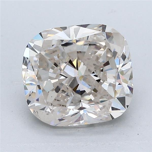 3.19ct I SI2 Very Good Cut Cushion Lab Grown Diamond