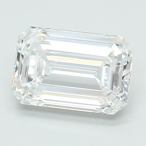 1.09ct D VVS1 Rare Carat Ideal Cut Emerald Lab Grown Diamond