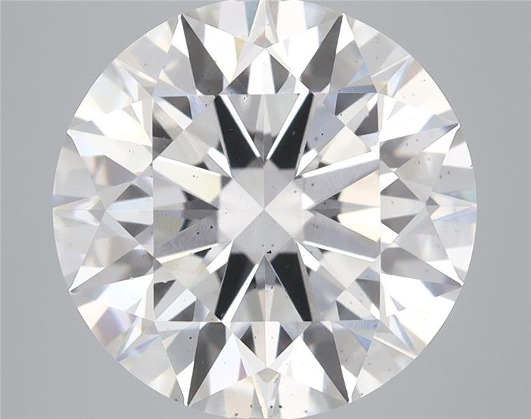 6.52ct F SI1 Rare Carat Ideal Cut Round Lab Grown Diamond