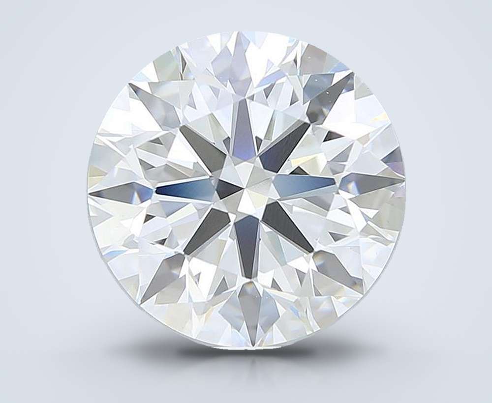 7.74 Carat Round Lab Diamond