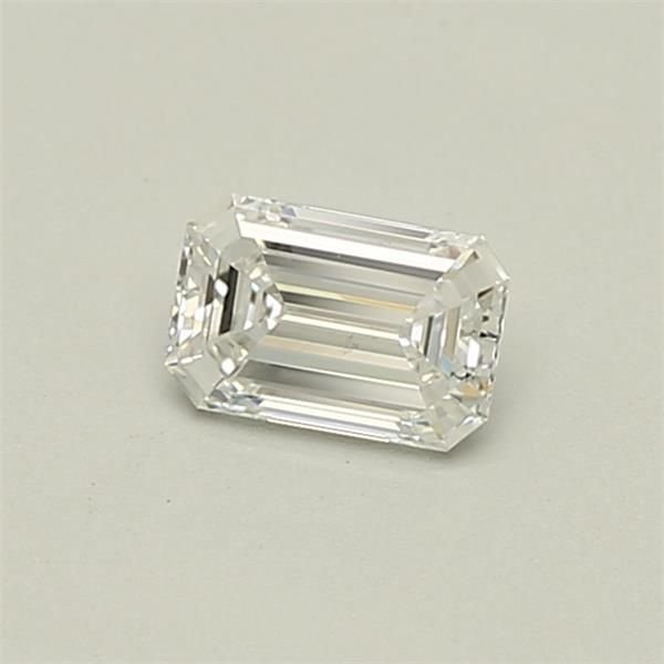 0.43ct D SI1 Rare Carat Ideal Cut Emerald Diamond