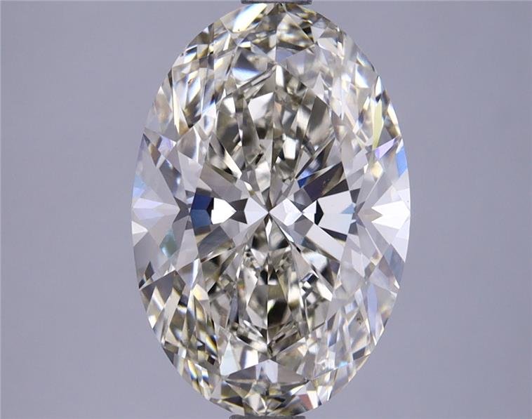 3.32ct J VS1 Rare Carat Ideal Cut Oval Lab Grown Diamond