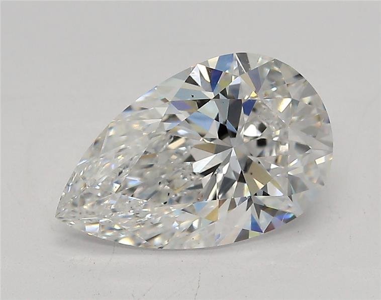2.06ct E VS2 Rare Carat Ideal Cut Pear Lab Grown Diamond