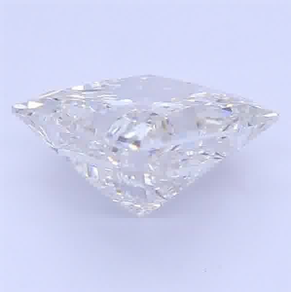 0.83ct H VVS2 Rare Carat Ideal Cut Princess Lab Grown Diamond