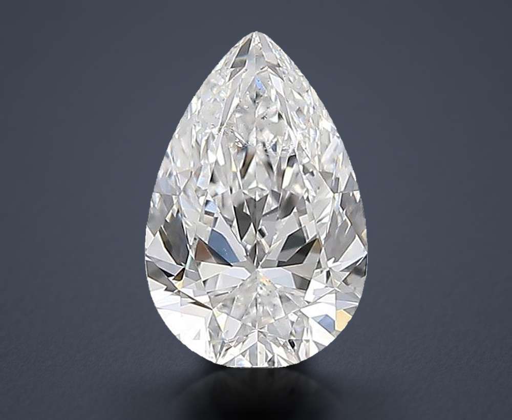 1.00 Carat Pear Natural Diamond