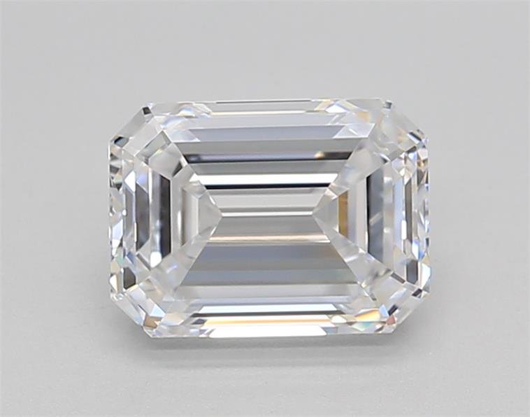 1.47ct D VVS2 Excellent Cut Emerald Lab Grown Diamond