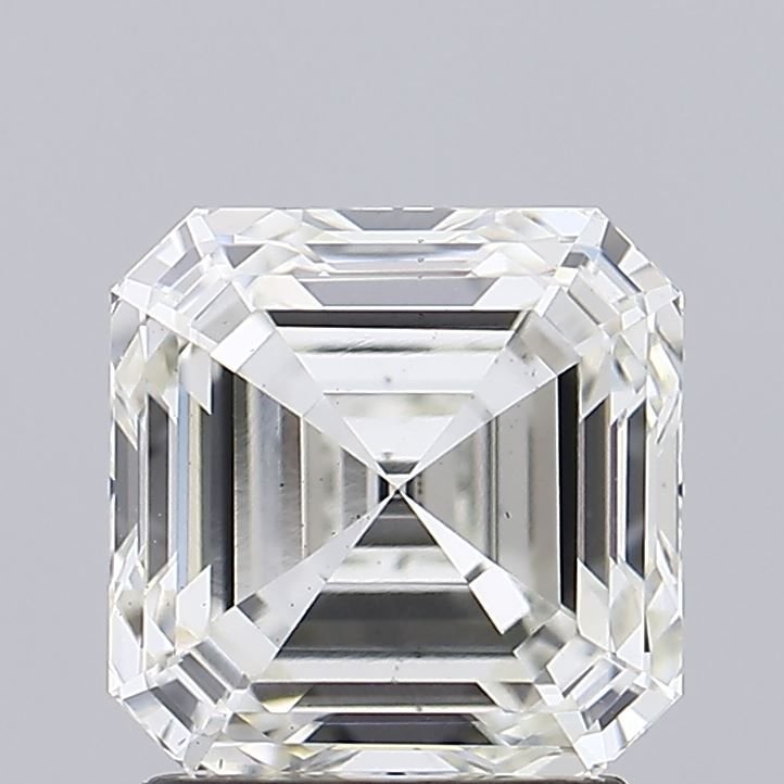 2.08ct H VS2 Rare Carat Ideal Cut Asscher Lab Grown Diamond