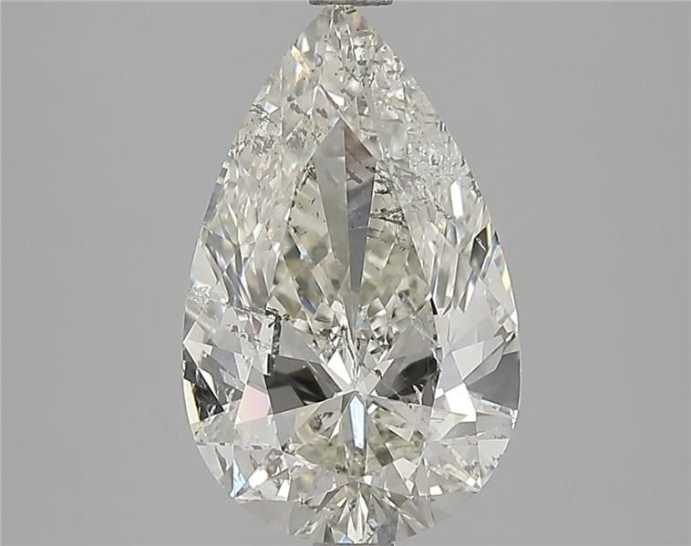3.52ct J SI2 Rare Carat Ideal Cut Pear Diamond