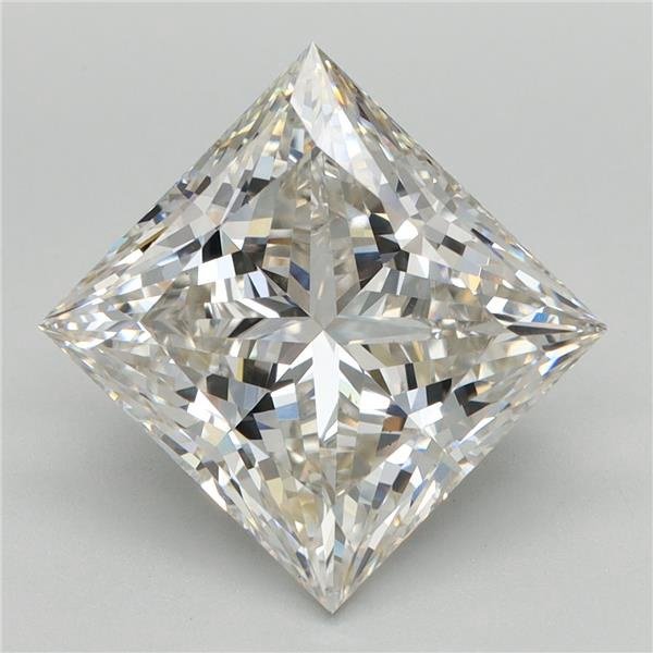 5.12ct H VS1 Rare Carat Ideal Cut Princess Lab Grown Diamond