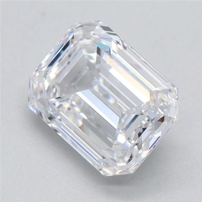 1.02ct D VS2 Rare Carat Ideal Cut Emerald Lab Grown Diamond