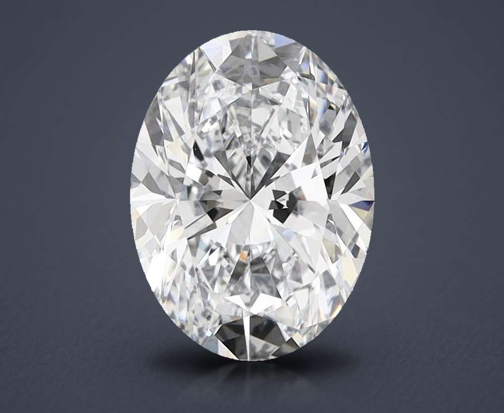 6.44 Carat Oval Lab Diamond