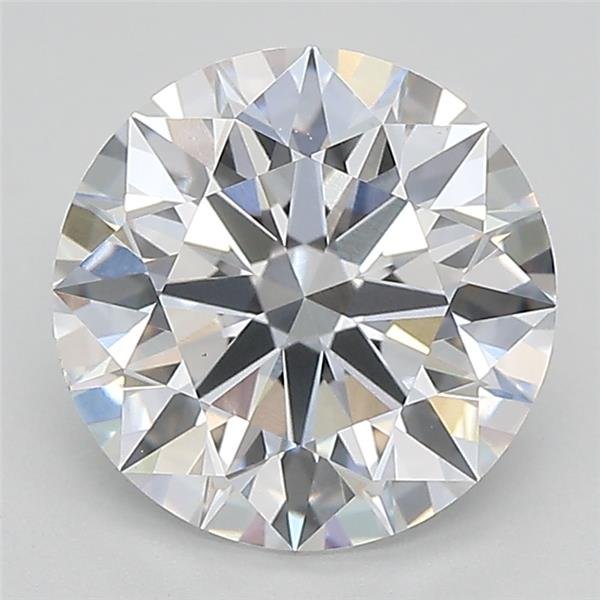 2.27ct D VVS2 Rare Carat Ideal Cut Round Lab Grown Diamond