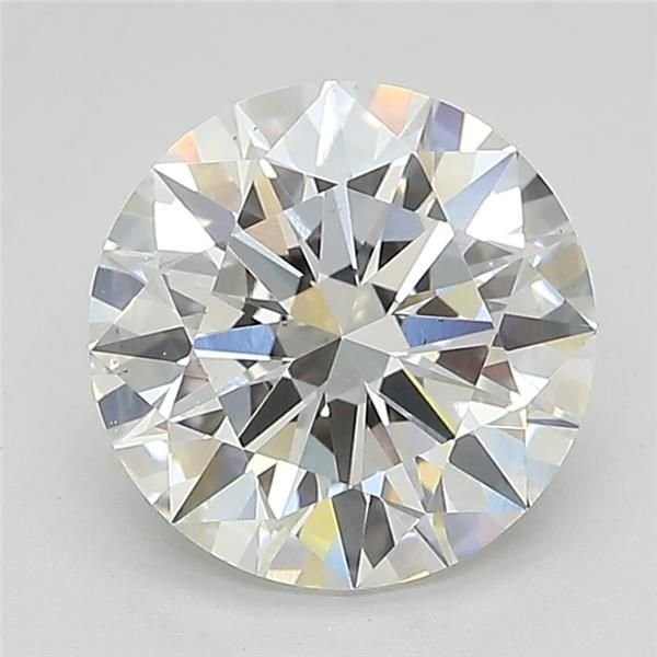 2.46ct D VS2 Rare Carat Ideal Cut Round Lab Grown Diamond