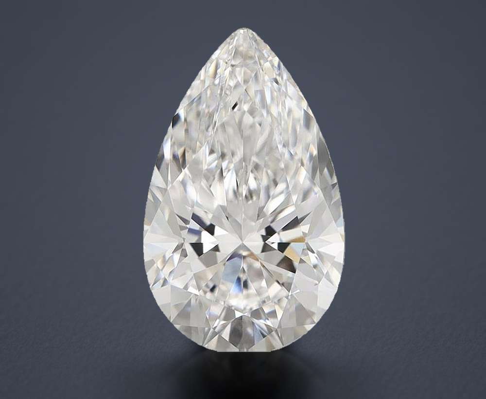 3.83 Carat Pear Lab Diamond