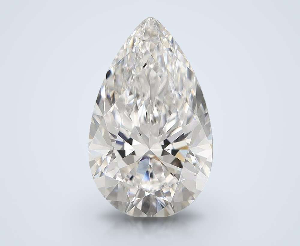 3.83 Carat Pear Lab Diamond