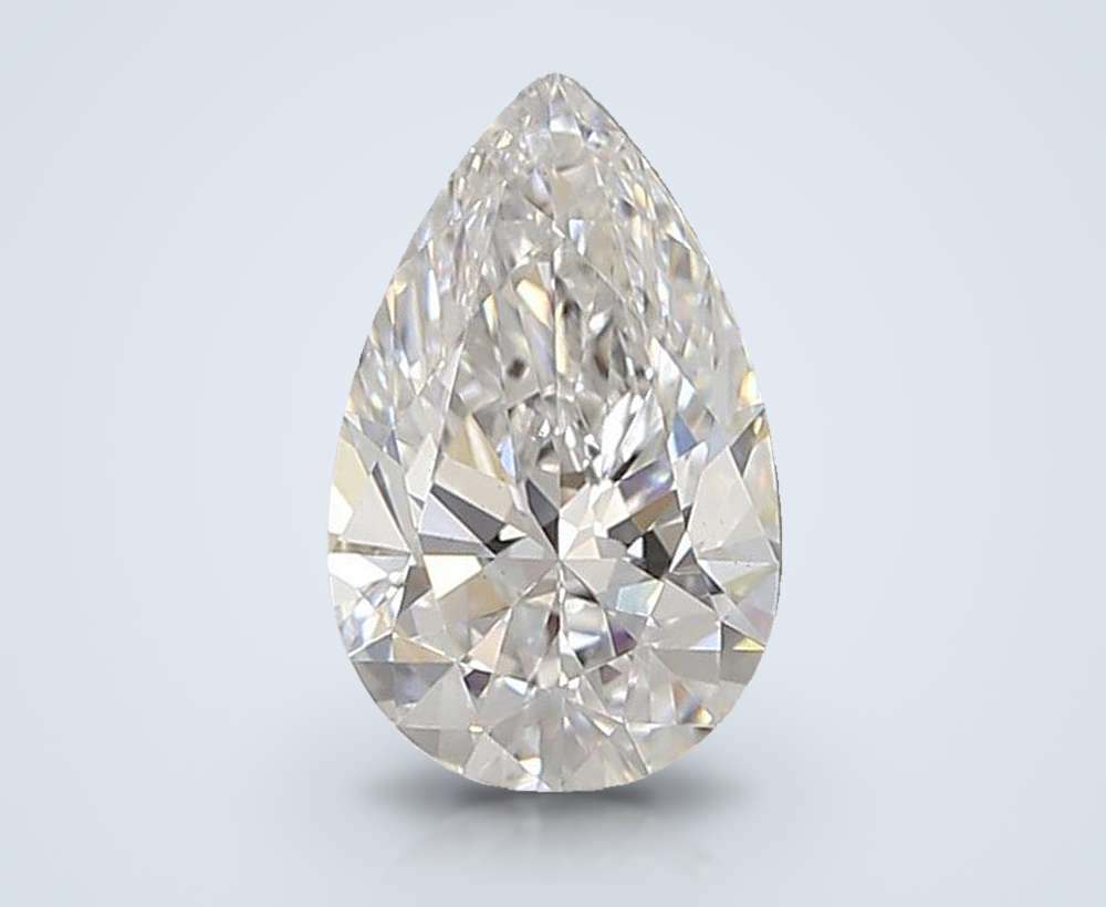 1.53 Carat Pear Lab Diamond