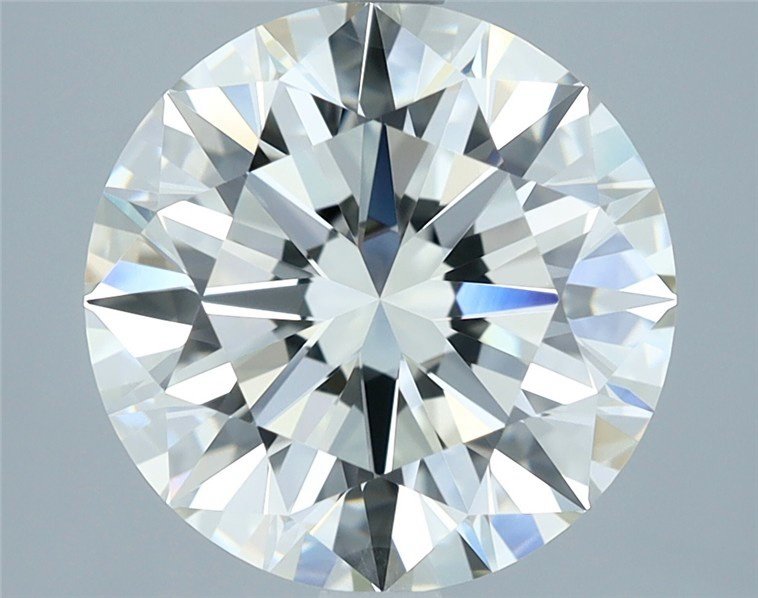 4.16ct J VVS1 Rare Carat Ideal Cut Round Diamond